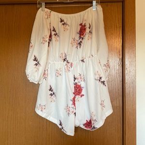 Off the shoulder romper